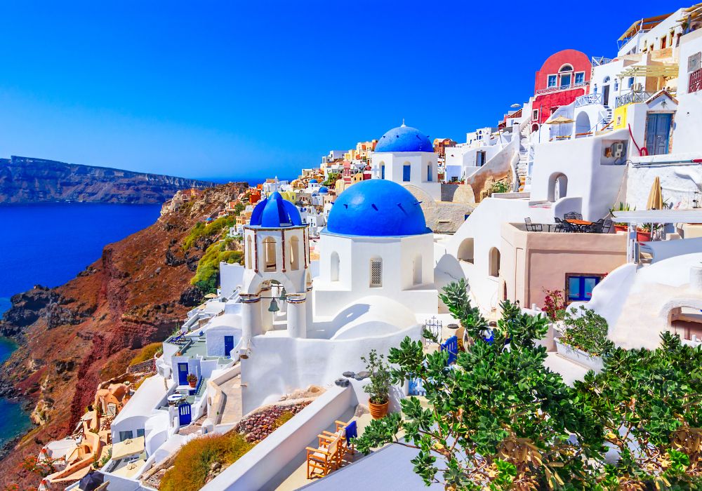 Mediterranean islands Santorini
